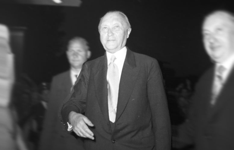 Foto von Konrad Adenauer © Bayerische Staatsbibliothek/ Fruhstorfer
