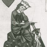 Zeichnung von Walther von der Vogelweide © Bildarchiv der Bayerischen Staatsbibliothek