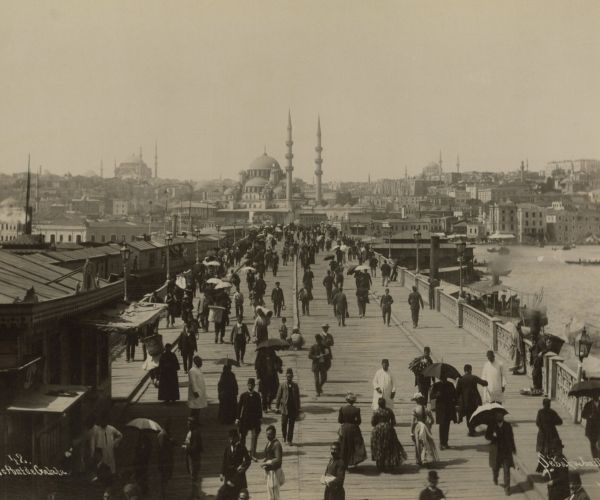 Galatabrücke Istanbul 1890