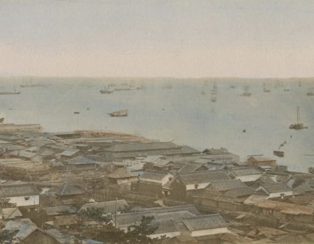 Hafen Yokohama um 1880