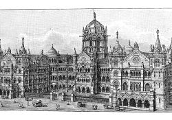 Chhatrapati Shivaji Terminus auch Victoria Terminus in Mumbai
