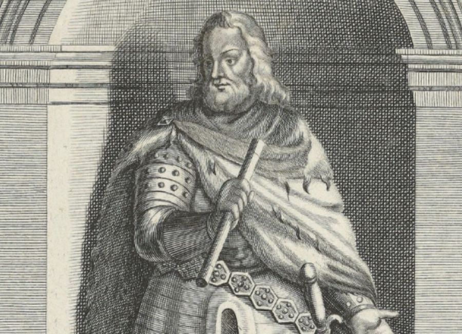 Zeichnung von Otto I. © Bildarchiv der Bayerischen Staatsbibliothek