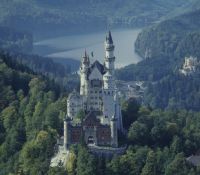 Bild von Schloss Neuschwanstein © Bayerische Staatsbibliothek