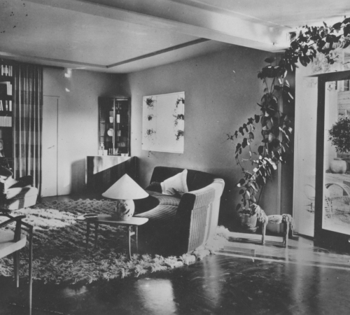 Innenansicht des Schwedischen Pavillons