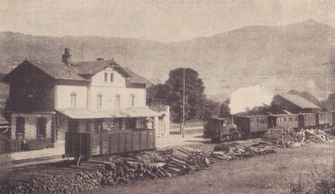 Station Lam der Lokalbahn Lam-Kötzing (Lk. Cham) © Bayerische Staatsbibliothek