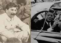 Josef Stalin (links) 1931; JFK 1963
