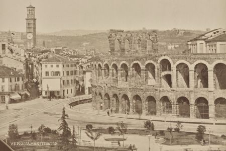 Arena von Verona um 1880