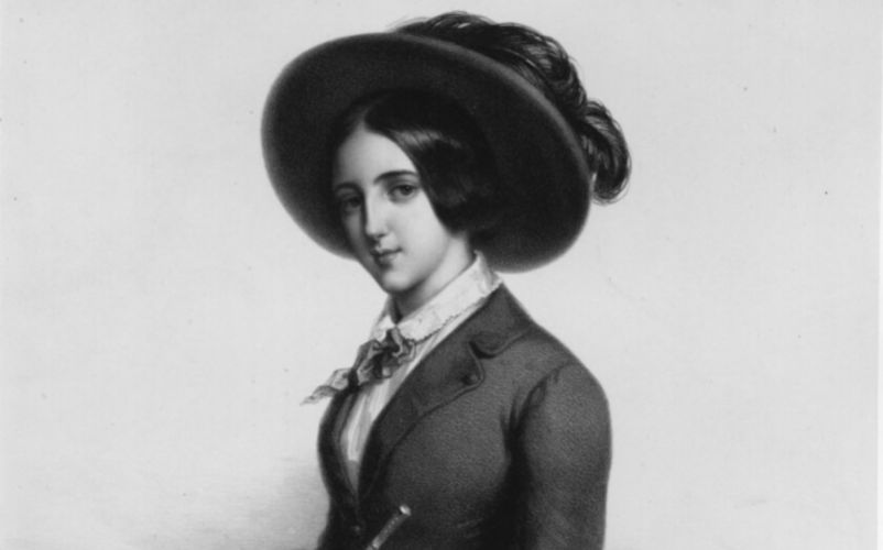 Zeichnung von Lola Montez © Bayerische Staatsbibliothek