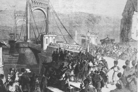 Einweihung Franz-Josef-Brücke 1868