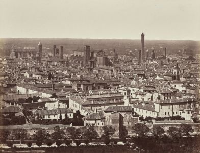 Foto der Stadt Bologna um 1870/80