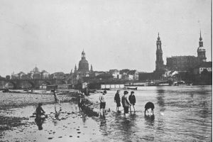 Von der Marienbrücke aus © Bayerische Staatsbibliothek