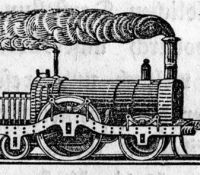 Bild einer Dampflock © Bayerische Staatsbibliothek