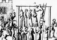 Hinrichtung von Hexen 1655