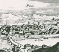 Kupferstich der Stadt Füssen