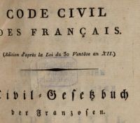 Deckblatt des Code civil