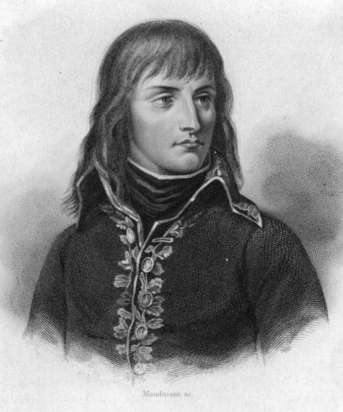 Napoleon Bonaparte als junger Mann