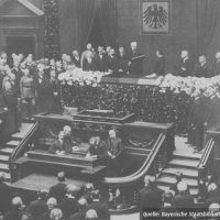 Vereidigung von Hindenburg als Reichspräsident