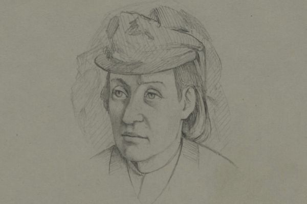 Zeichnung von Adele Spitzeder © Stadtarchiv München/ Historischer Verein von Oberbayern