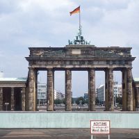 Berliner Mauer vor dem Brandenburger Tor