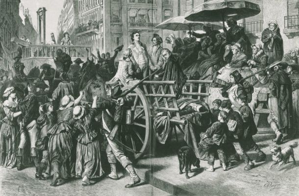 Hinrichtung der Girondisten 1793 © Bildarchiv der  Bayerischen Staatsbibliothek