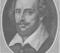 Zeichnung von William Shakespeare