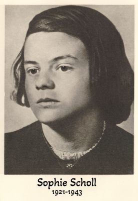Sophie Scholl © Bayerische Staatsbibliothek
