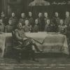 Wilhelm II. mit seinem Generalstab