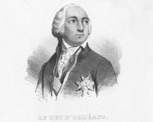 Zeichnung vom Duc D'Orléans