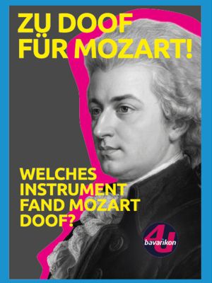 Wolfgang Amadeus Mozart © Bayerische Staatsbibliothek