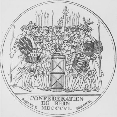 Rheinbund Unterzeichnung © Bayerische Staatsbibliothek