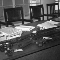 Foto vom Prozess gegen die Pantherbande © Bayerische Staatsbibliothek/Fotoarchiv Georg Fruhstorfer