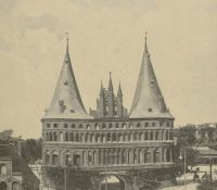 Holstentor Lübeck, Ende 19. Jh. 