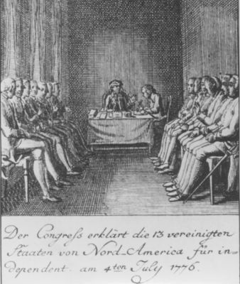 Unabhängigkeitserklärung © Bayerische Staatsbibliothek