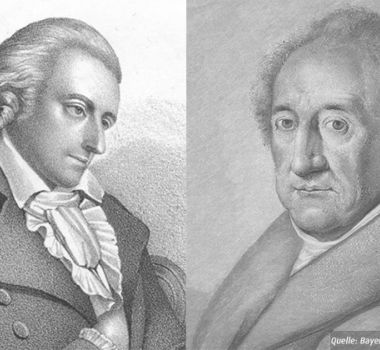 Schiller und Goethe © Bayerische Staatsbibliothek