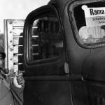 Foto eines GI's in München bei der Aktion Rama dama © Bildarchiv der Bayerischen Staatsbibliothek/Fruhstorfer