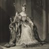 Queen Victoria auf dem Thron