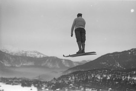 Skispringer 1936 Garmisch-Partenkirchen