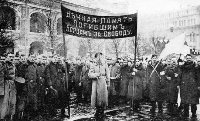 Demonstration 1917 © Bayerische Staatsbibliothek