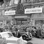 Empfang der Fussballweltmeister von 1954 in München © Bildarchiv der Bayerischen Staatsbibliothek/Fruhstorfer