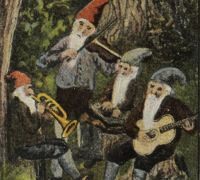 Musizierende Zwerge © Forschungsstelle für fränkische Volksmusik