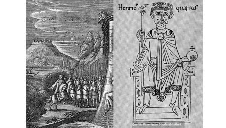 Zeichnung von Heinrich IV.