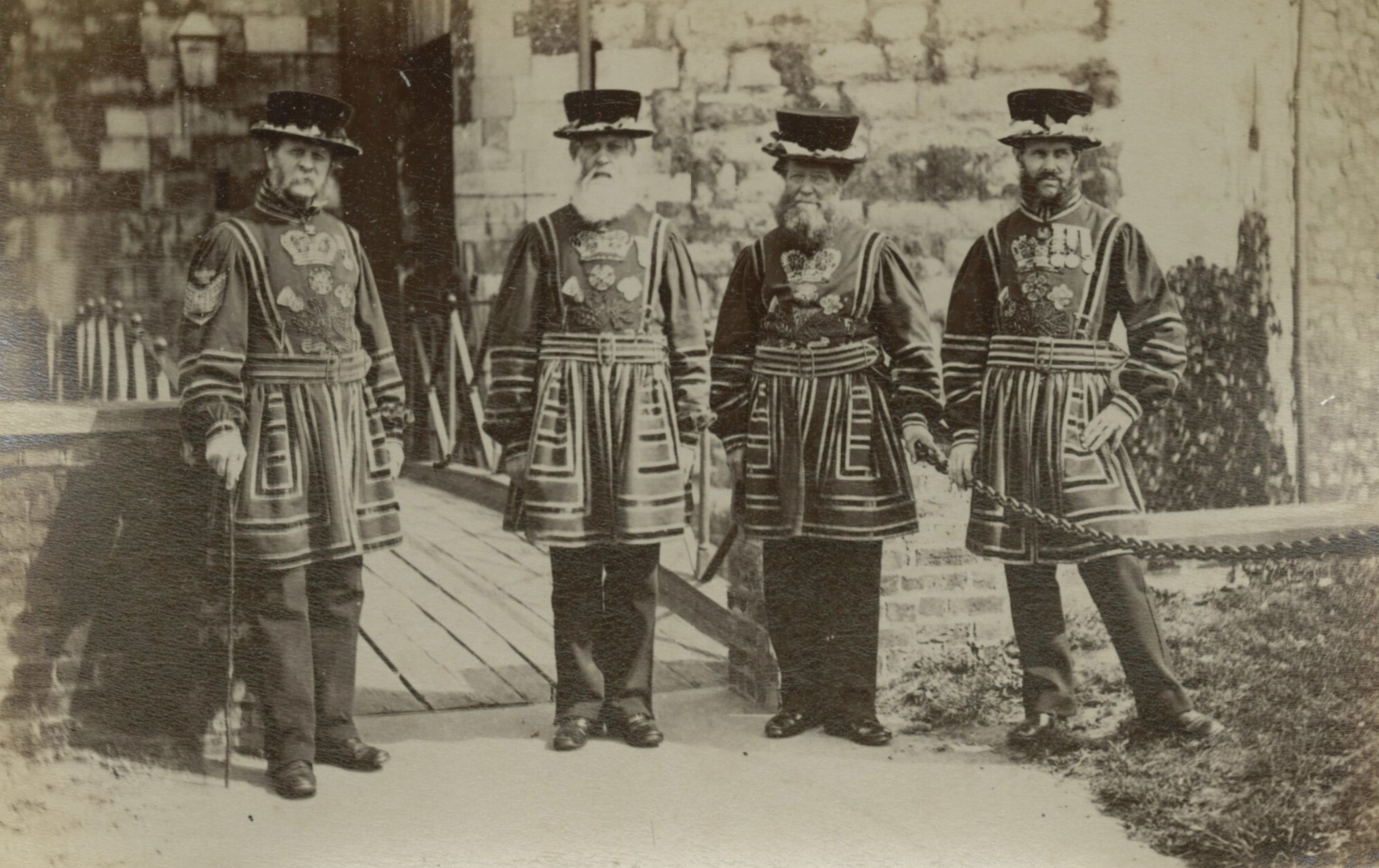 Yeoman Warders London um 1900