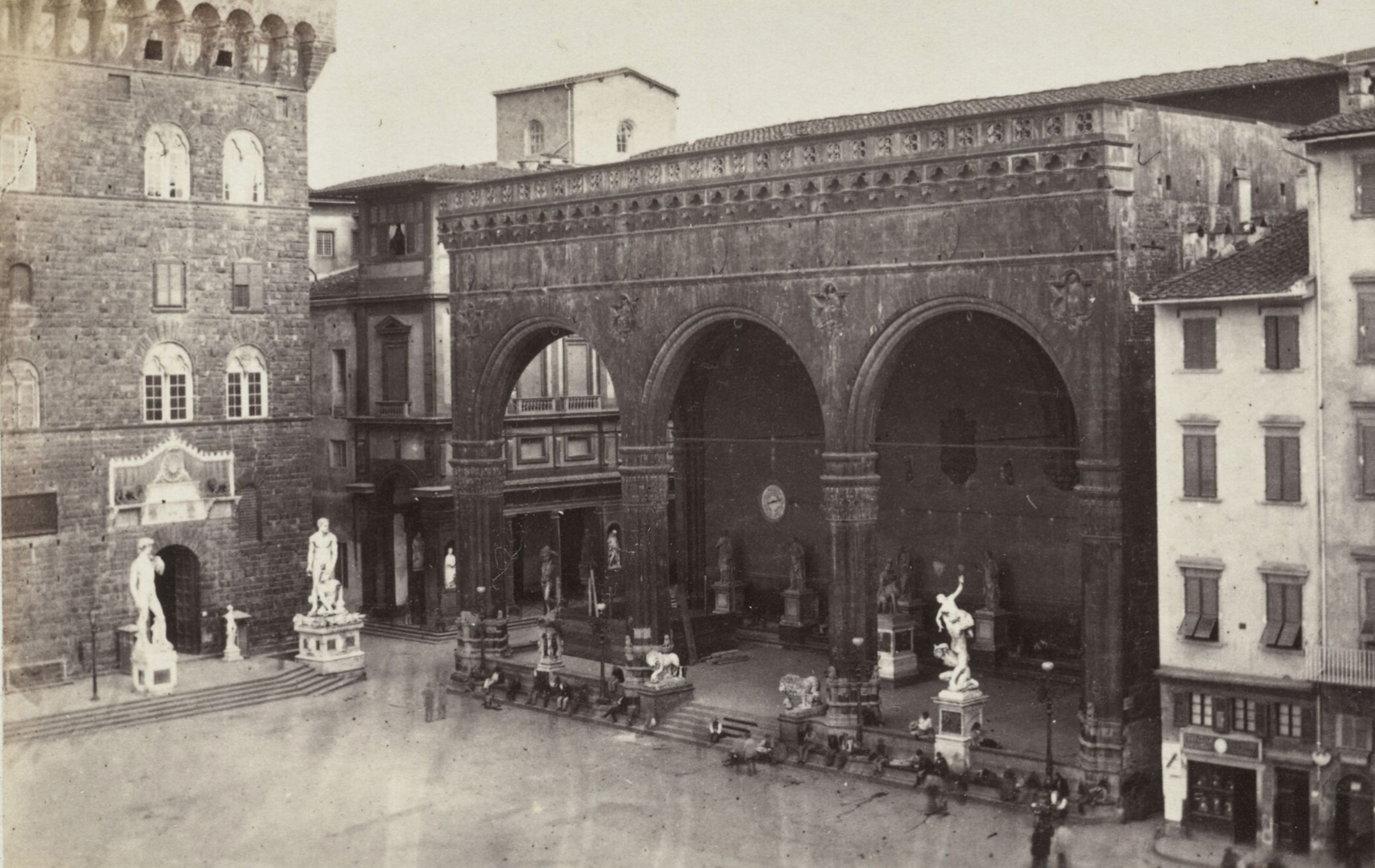 Loggia dei Lanzi, Florenz © Neue Pinakothek/Bayerische Staatsgemäldesammlungenin