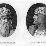 Zeichnung von Ludwig dem Frommen und Karl dem Kahlen © Bildarchiv der Bayerischen Staatsbibliothek