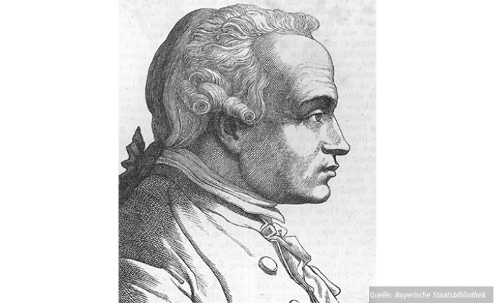 Zeichnungen von Kant und Lessing