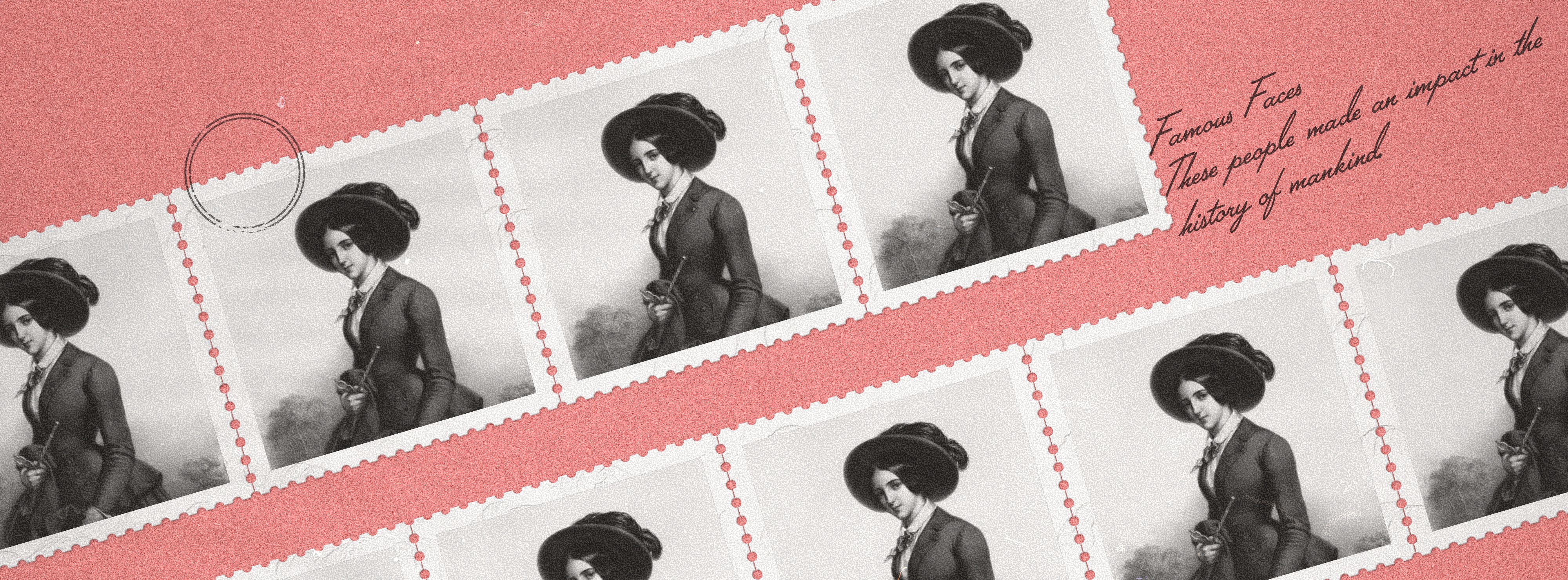 Zeichnung von Sängerin und Tänzerin Lola Montez