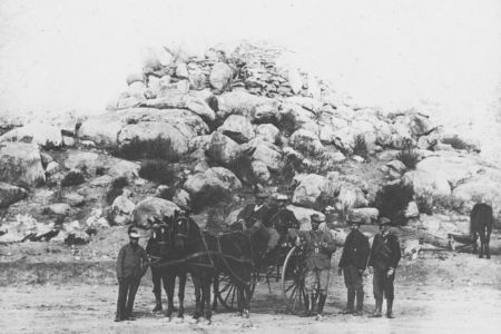 Kolonialmächte auf einer Kutsche