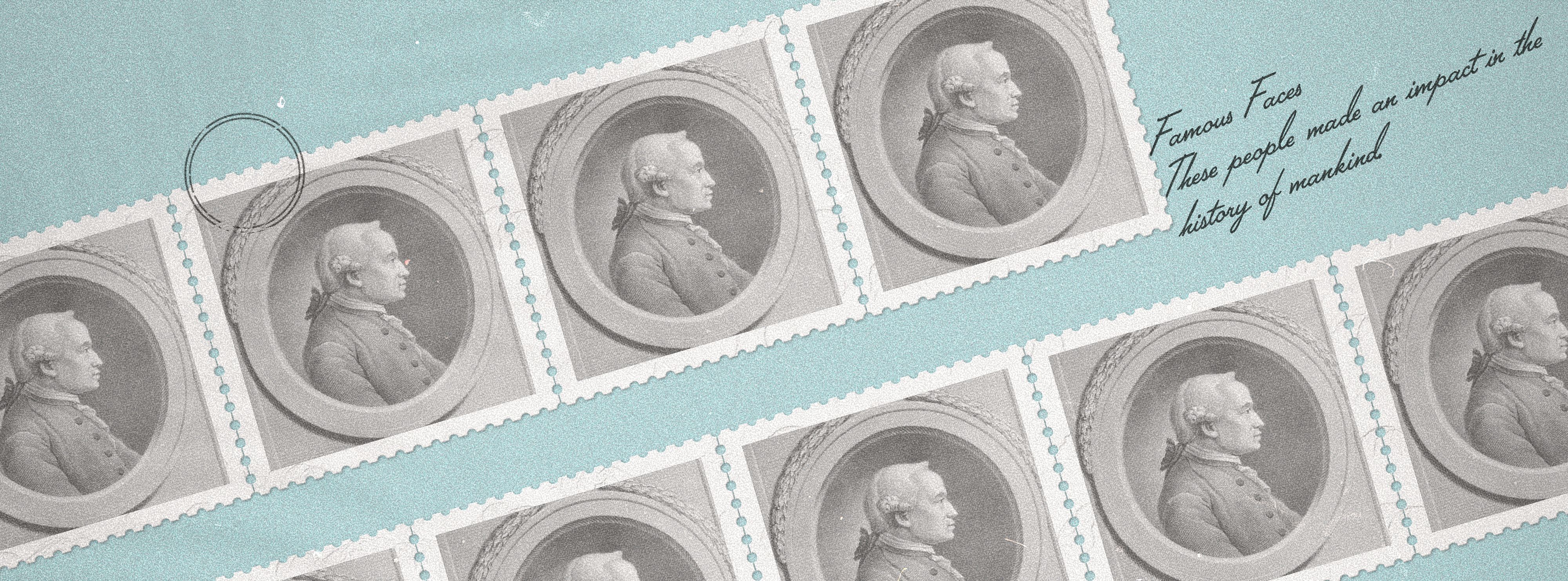 Zeichnung von Immanuel Kant