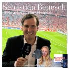 Foto von Moderator und Journalist Sebastian Benesch und Lisa Buschmann