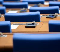 Symbolbild. Stock Bild aus Versammlungsaal